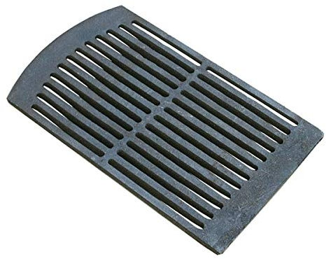 Home&Wood Grille en fonte carrée pour chute de cendres Grille de cheminée Grille de four 36x22cm