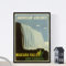 Nacnic Vintage Poster Vintage Poster Amerika. Niagarafälle. A3 Größe