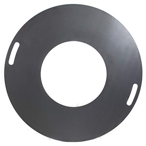 Feuerplatte/Ring für Feuerschale 85cm erhältlich in 4, 5, 6, 8, 10mm Grillplatte Grillring Plancha (85cm 8mm #257)