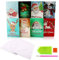 Esportic 5D DIY Diamantmalerei, Grußkarten, personalisiert, Weihnachtskarten, Weihnachtskarten, Weihnachtskarten, Postkarte, mit Umschlägen, für Weihnachten, Familie, Geschenk, Erntedankfest, 8 Stück