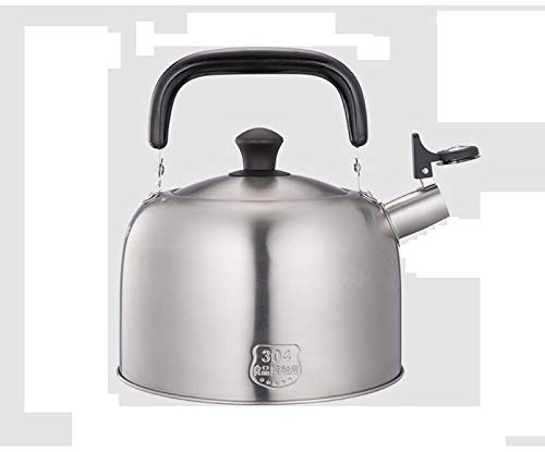 Damai Hervidor de té Tetera de silbido quirúrgica Moderna de Acero Inoxidable - Olla para Estufa (4.5L)
