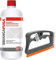 Magazzini GM SBIANCAFUGA, Detergente concentrato ideale per la pulizia delle fughe di pavimenti e rivestimenti, 1 Lt + Fuginator, Spazzola Per Fughe (Grigio Arancio)