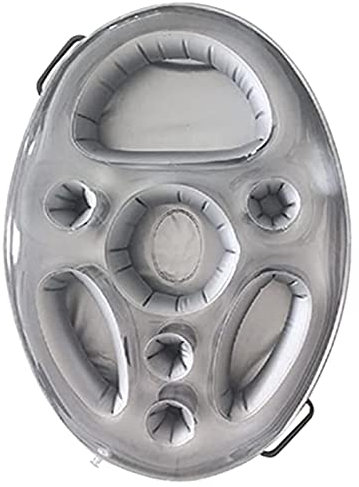 DGFgfgh Portable Floating Tray Inflatable Drink Holder Floating Beer Tray Multi-purpose Bottle Holder Water Toy Drink Fruit Cup Holder for Pool Hot Tubs Beach Party