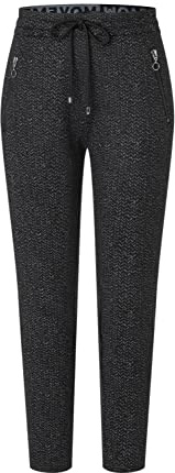 MAC Easy Black Herringbone Print 2710-00-0107L 966B
