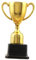 rockible Trophée de Récompense, Coupe de Trophée avec Base, Petit Trophée pour Enfants, Accessoire de Trophée pour Les Cérémonies de Remise de Prix, Les C, 19CM