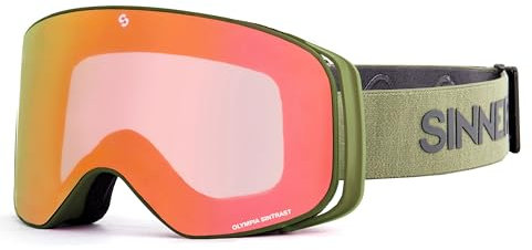Sinner Olympia + Ski Goggles Double Orange Sintrast/ CAT1