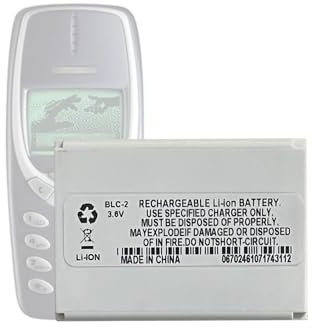 HIGHAKKU BLC-2 Batteria di ricambio compatibile con N-okia 3310, 3330, 3410, 3510, 5510, 6650, 6800, 6810 Newland NLS-PT800, NLS-PT850, NLS-PT850B, NLS-PT853