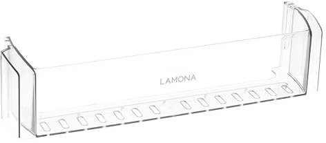Masterpart Étagère inférieure de porte de bouteille compatible avec les réfrigérateurs et congélateurs Lamona HJA6856 HJA6853 HJA6855