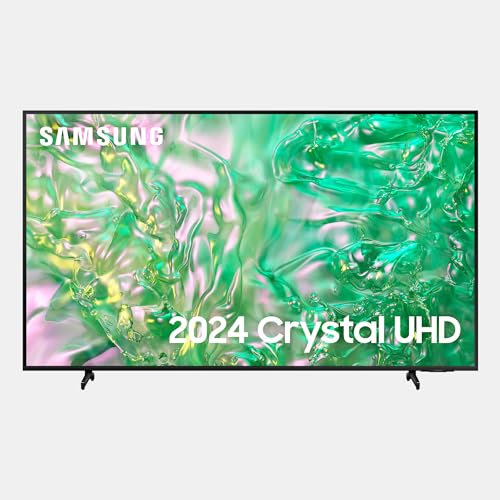 Samsung DU8070 Crystal UHD 4K 65 Smart TV, With Object Tracking Sound Lite, AirSlim, Gaming Hub, Crystal Processor 4K, Smart TV powered by Tizen, UE65DU8070UXXU, English Model (2024)