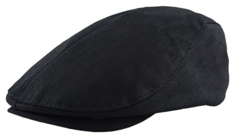 KeepSa Herren Newsboy Schiebermütze Flatcap Gatsby Ivy Cap | Baumwolle Barett Tellermütze Schlägermütze Schirmmützen Hut Sommer Atmungsaktiv Verstellbare Vintage Cabbie Cap
