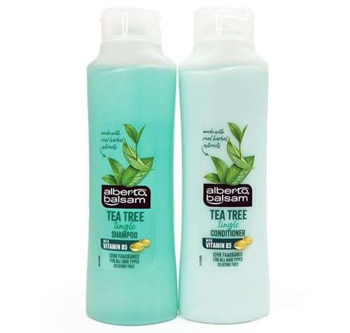 Tea Tree Hair Care Set - 350ml Tea Tree Shampoo with Revitalizing Conditioner for Deep Cleansing, Refreshing, and Nourishing Hair Care Experience, Promoting Healthy Scalp and Silky Smooth Hair