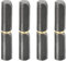 QUARKZMAN 4pz Cerniere Botte Saldabili, 2-3/8 x 6/16 (Lxd) Cerniere Cilindro Staccabili Saldabili Acciaio Carbonio per Rampare Rimorchio Porte Battente Cancelli Metallo, 0.24 Perno OD