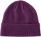 PHILIGHTS Beanie-Mütze aus 100 % Baumwolle, gestrickt, Wintermütze, für Damen und Herren, Slouchy Beanies mit Bündchen, warme Skimütze, 1 x Violett, 3