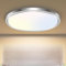 libtit 33cm Led Deckenleuchte, 24W Hell Deckenlampe, 2400LM Flache Deckenlampe Silber, 3000K/4000K/6500K Modern Dünn Küchenlampe Für Decke Schlafzimmer Bad
