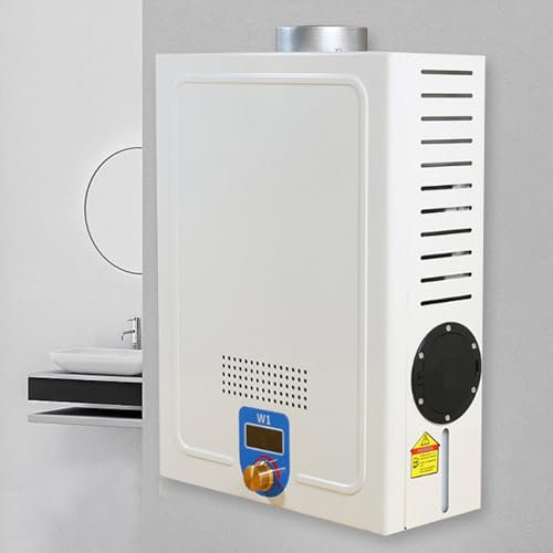 VNATWGOO Wohnmobil-Diesel-Kerosin-Warmwasserbereiter, Camping-Warmwasserbereiter, Durchlauferhitzer, FüR Outdoor-AktivitäTen, Sofort-Warmwasserbereiter