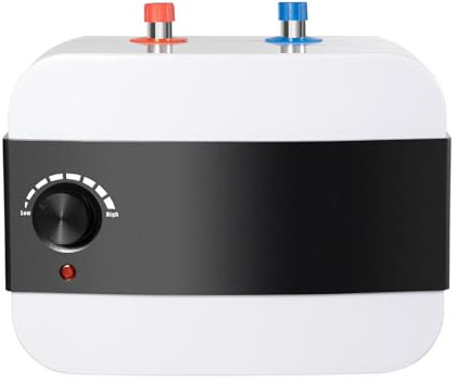 Scaldacqua elettrico istantaneo, 1500 W, con luce di visualizzazione leggibile, temperatura regolabile da 30 a 65 °C, per lavabo, cucina