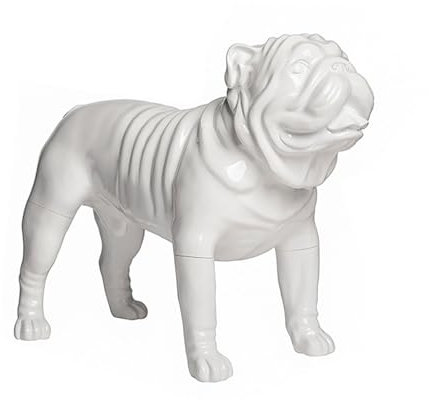 SRNSAEB Fibreglass Dog Mannequin Display, Realistic Dog Statue for Home Decor/Photography, Standing Pet Dog Model Torso/Props with Detachable Legs(Style 3)