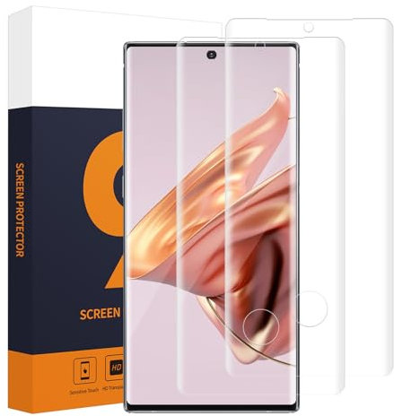 Carantee 2 Stück 3D Schutzfolie für Panzerglas für Samsung Galaxy Note 10 Plus, Ultradünn Anti-Blasen Galaxy Note 10 Plus Displayschutzfolie, Wasserdicht Panzerglasfolie Schutzglas für Note 10 Plus