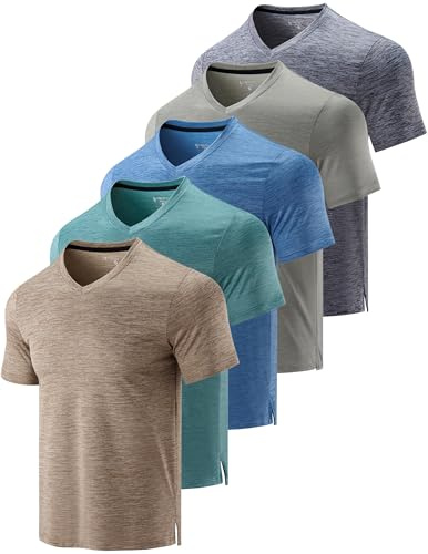 Liberty Pro Herren Dry Fit V Neck Short Sleeve T Shirts T-Shirt