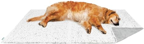Furhaven wasserdichte Hundedecke, Birken-Kunstfell und Wildleder, beruhigender Überwurf für Haustiere, waschbar, Grau, Größe XL