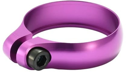 Skdvy Sattelklemme,Sattelklemmung Fahrrad Superleichte Fahrradsattelstützenklemme aus Aluminiumlegierung, USO apto para 27,2/30,8/31,6 mm Fahrradsattelstütze(Purple 34.9)