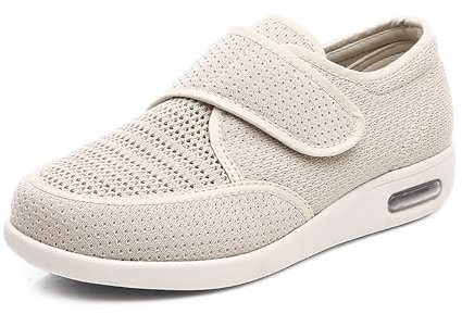 XAOLPLH Chaussure Diabétique Orthopédique Sneaker, Léger Âgé Chaussures Très Larges, Chaussure Orthopedique Homme pour Les Pieds Gonflés De L'arthrite Œdème