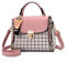NICOLE & DORIS Borse da donna Borsa a Tracolla Piccola Simpatica Borsa a Spalla Borsetta in PU Pelle Borsa con Cerniera Moda Borsa a Mano rosa