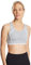 C9 Champion Damen Fashion Nahtlose Racerback Sport-BH, Grau/Weiß, small