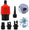 XCOZU Kit adattatore per valvola dell'aria per barca, adattatore per valvola per gommoni, pompa SUP, convertitore pompa per canoa per stand up paddle board/barca a remi gonfiabile/letto gonfiabile