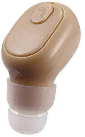Gazechimp Auricolare Bluetooth V5.0 Mini Singolo Bluetooth Auricolare più Piccolo Senza Fili Cuffie con Cancellazione del Rumore Mic, Auto Invisibile Auricolare - Carnagione