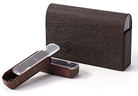 WZCXYX High-End-Ledertasche Eine Woche Pillendose Tragbare Reise-Pillendose Tragbare Pillendose Box Verpackung Lagerung Ledertasche Box Gesundheitsprodukt Aufbewahrungsbox(Color:braun)