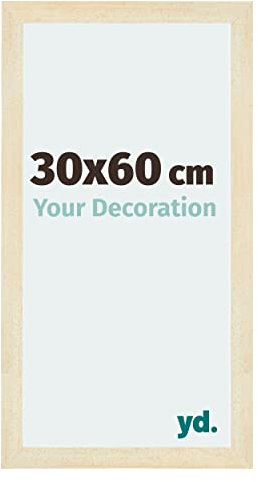 Your Decoration - Cadre 30x60 cm - Sable Patiné - Cadres Photo en MDF Avec Verre acrylique - Anti-Reflet - Cadre 30x60 - Mura