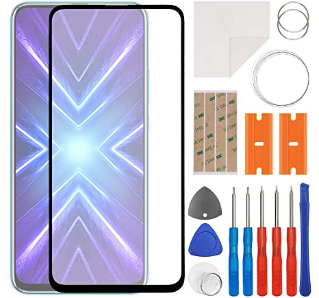 swark Display Glas Frontglas Reparatur Set kompatibel mit Honor 9X inkl. Werkzeugsatz