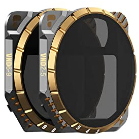 PolarPro - DJI Mavic 3 - VND 2-5 + VND 6-9 - 2-Pack - Neutral Density Filters - Cinema Series - AirFrame 4.0 - Filters for The Mavic 3 and Mavic 3 Cine - Color Accuracy
