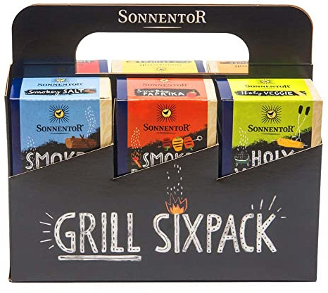 Sonnentor Grillgewürze, Sixpack, 395g (6er Pack)
