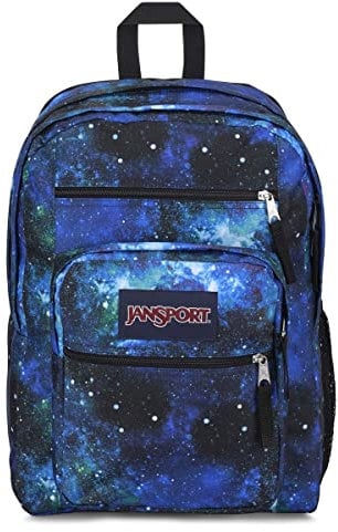 JanSport Sac à dos pour ordinateur portable 15 avec 2 compartiments, bretelles ergonomiques, poignée de transport, One Size
