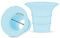 Maymom 19 mm Flanscheinsatz, blau, kompatibel mit Elvie Single/Double Electric, Elvie Stride Cup (24 mm), kompatibel mit Medela PersonalFit Flex Shield, keine Original Elvie Ersatzteile