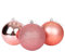 10cm/3Pcs Christmas Baubles Shatterproof Rose Gold, Christmas Tree Decorations Ball Ornaments Balls Xmas Hanging Decorations Holiday Decor - Shiny,Matte,Glitter