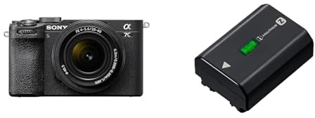 Sony Alpha 7CII di Sony | Fotocamera mirrorless full-frame (compatta, 33 MP, autofocus in tempo reale, 10 fps, video in 4K, display touch orientabile) + Lente SEL2860 + batteria NP-FZ100 (Nero)