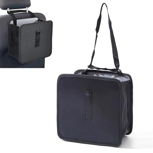 JOYOLA Cubo de Basura para Coche, Portátil Bolsa de Basura para Coche, Organizador Coche Asiento Papelera Coche Colgar con Ajustable Cordón Basura Caja para Automóvil, SUV, Camión, Minivan