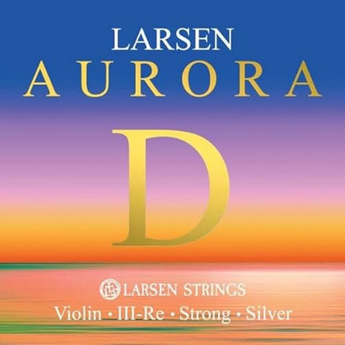 LARSEN STRINGS Aurora Corde per violino D Silver 4/4 Forte