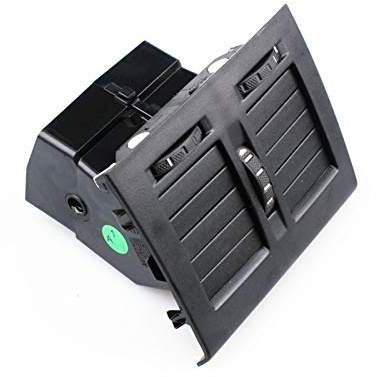Schwarze hintere Auslass-Entlüftungsbaugruppe 1Z0819203 for SKODA OCTAVIA 04–13 YETI 10–13 1ZD819203 1ZD 819 203 1Z0 819 203 Luftgitter-AC-Entlüftung
