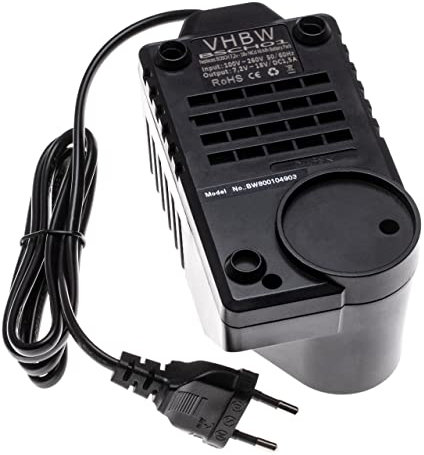 vhbw Ladegerät kompatibel mit Spit HDI 244, 14,4V, HDI 220, SDI 96, SDI 9,6 Werkzeug Akkus, 120W, 7,2-18V