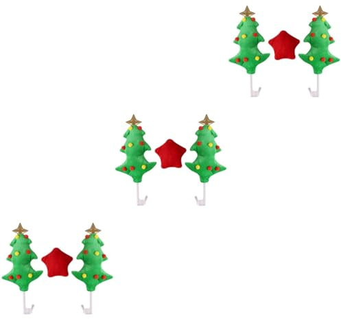 ULTECHNOVO 9 Stück 1 Auto weihnachtsschmuck Autodekoration Weihnachtsbaum Spielzeug weihnachtsdeko fürs Auto Weihnachtsauto-Dekoration Weihnachtsdekorationen weihnachtsauto Green