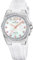Candino Uhr Für Damen C4772/1 Lady Casual Silber Edelstahl Case WeißSilikon Band