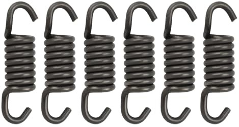 eMagTech 6 Stück Kupplungsfeder Kompatibel mit Rasenmähern Freischneidern Motorrollern 43CC - 52CC GTS-Typ Kupplung 41,8 X 11 Mm Kettensägen-Ersatzteil