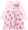 BlueY Vestito Vestito Bambine | Vestiti Invernale Bambina | Abito Bambina | Rose 7-8 Anni