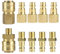 10 Pz Attacchi Connettore Rapidi per Aria Compressa, 1/4BSP Raccordi Aria Compressa