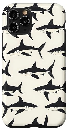 Shark Silhouettes Case for iPhone 11 Pro