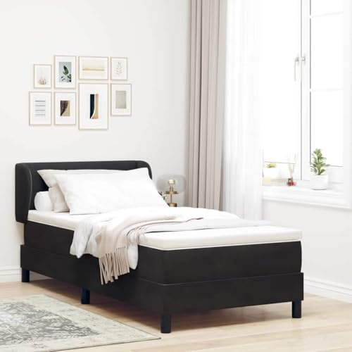 Qnhdfrt 100x200 cm Medium Firm Pocket Spring Mattress with Velvet Cover